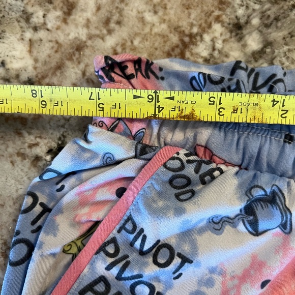 M Friends Women Sleepwear Pink Tie Dye Elastic Waist Drawstring Pajama Pants 8 - Picture 2 of 10